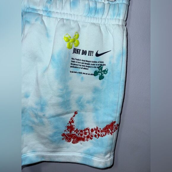 Nike Womens Embroidered Tie Dye Running Training Shorts Size Small EUC - Picture 7 of 9